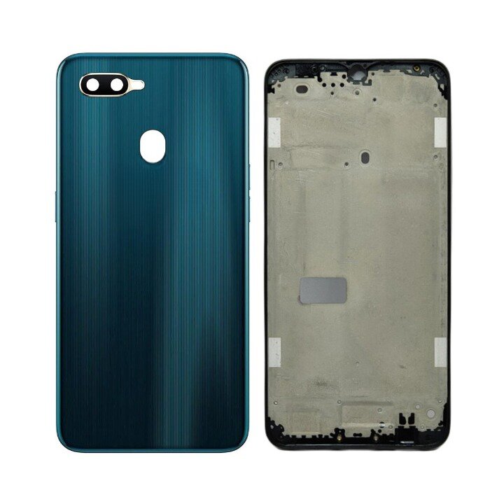Back Panel With Camera Lance for Oppo A5S Green - EGFix
