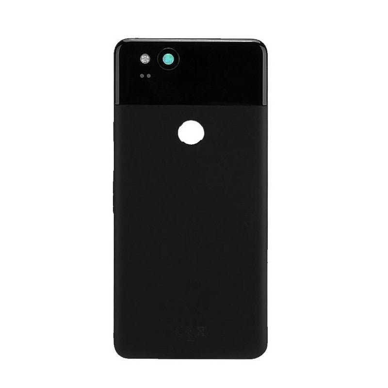 Back Panel with Camera Lens for Google Pixel 2 Black - EGFix