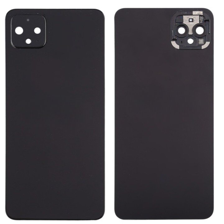Back Panel with Camera Lens for Google Pixel 4 XL Black - EGFix