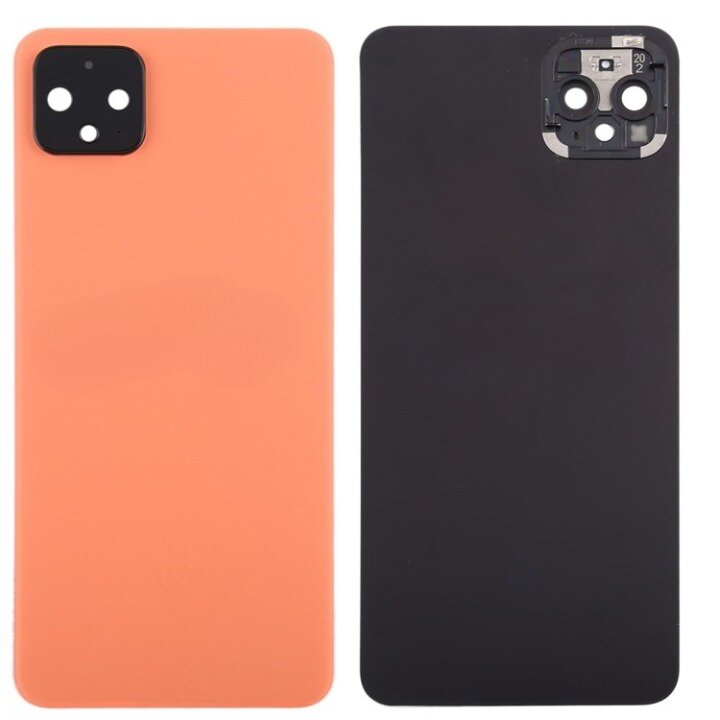 Back Panel with Camera Lens for Google Pixel 4 XL Orange - EGFix