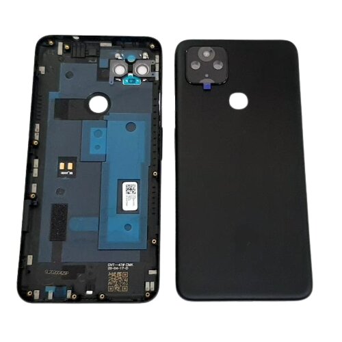 Back Panel with Camera Lens for Google Pixel 4A 5G Black - EGFix
