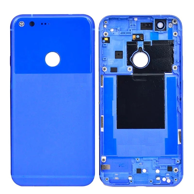 Back Panel with Camera Lens for Google Pixel XL Blue - EGFix