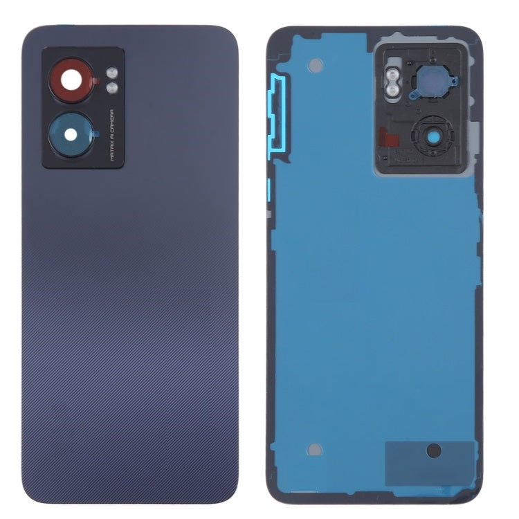 Back Panel with Camera Lens for Realme Narzo 50 Black - EGFix