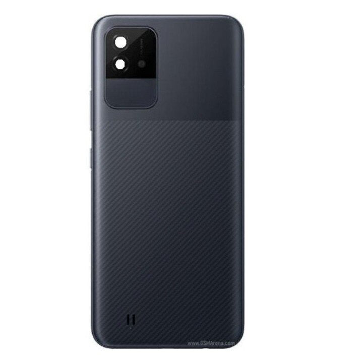 Back Panel with Camera Lens for Realme Narzo 50i Black - EGFix