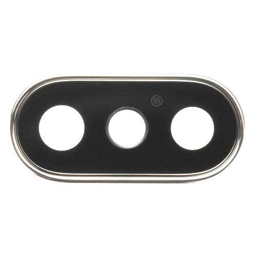 Camera Lens Glass for Apple iPhone X Silver - EGFix