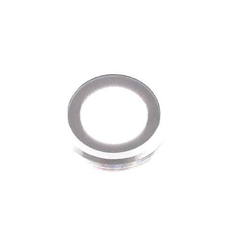 Camera Lens Glass for Apple iPhone 6S Silver with Frame - EGFix