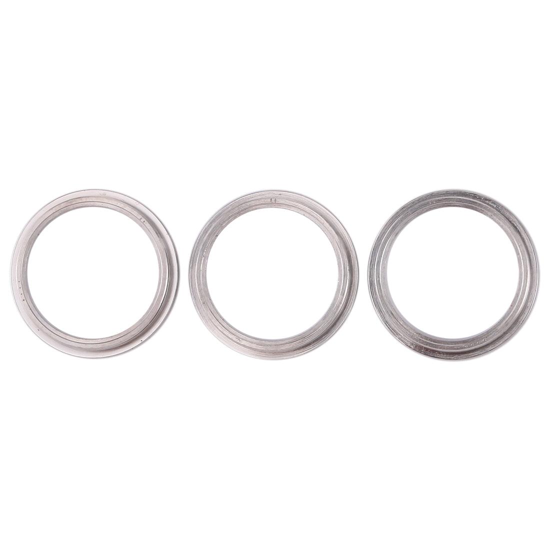 Camera Lens Glass for Apple iPhone 11 Pro Max Silver Ring Frame