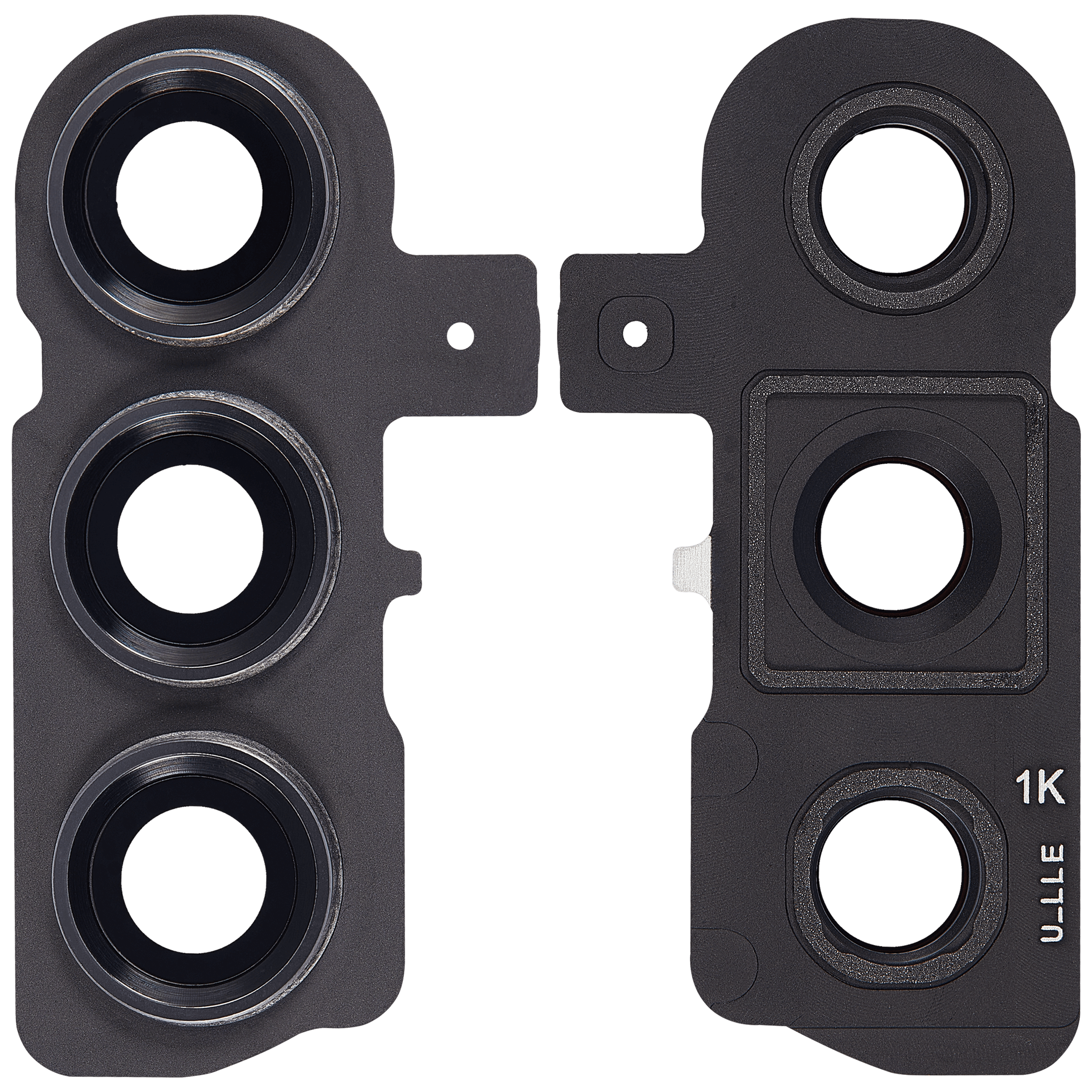Camera Lens Glass for Samsung Galaxy S23 Plus Black with Frame - EGFix