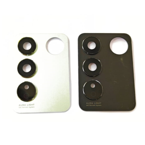 Camera Lens Glass for Vivo V27 Black with Frame - EGFix