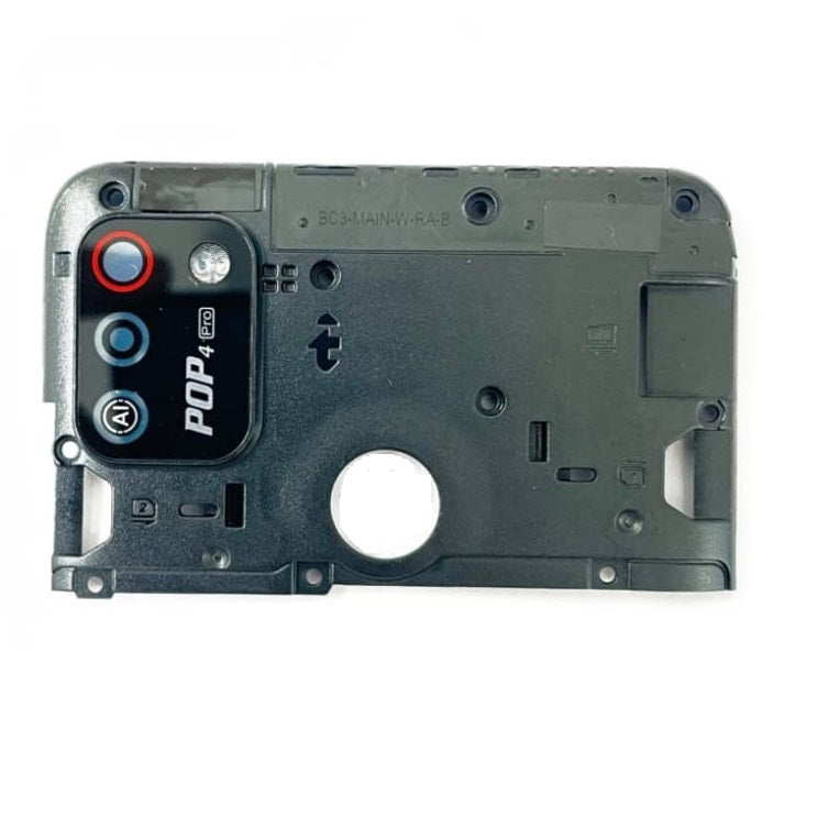 Camera Lens Glass for Tecno Pop 4 Pro with Frame - EGFix
