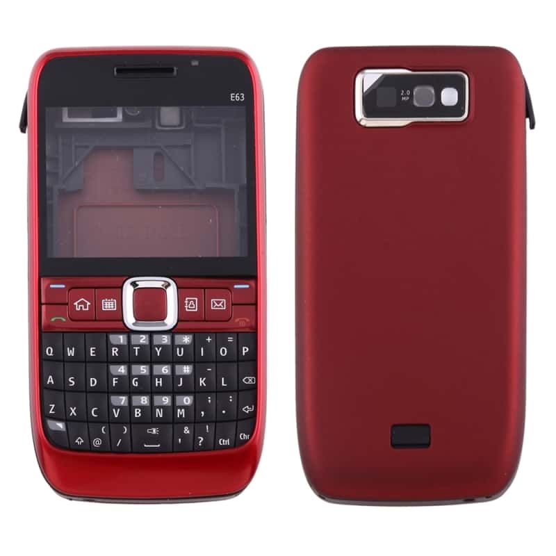 Complete Housing Body for Nokia E63 Red - EGFix