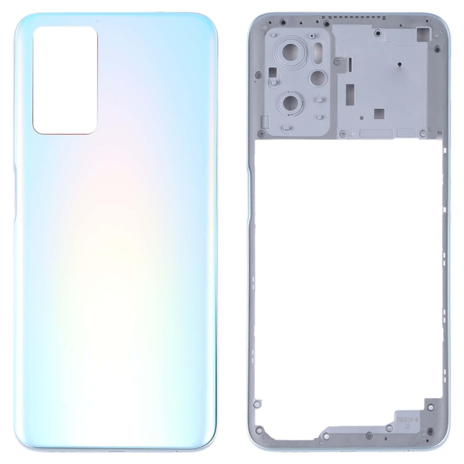 Complete Housing Body for Oppo A76 Blue with Side Keys and Camera Lens Module - EGFix