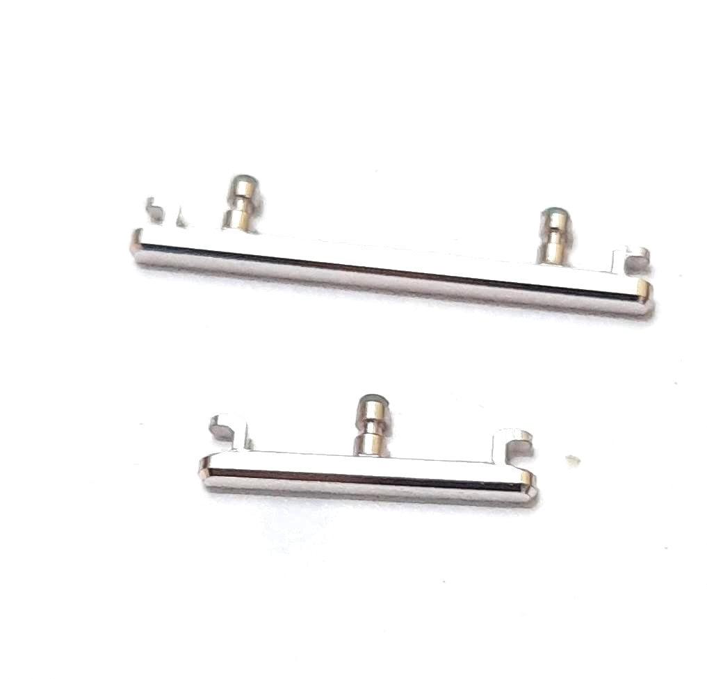 External Outer Power Volume Buttons Side Keys for Oneplus 9R Silver - EGFix