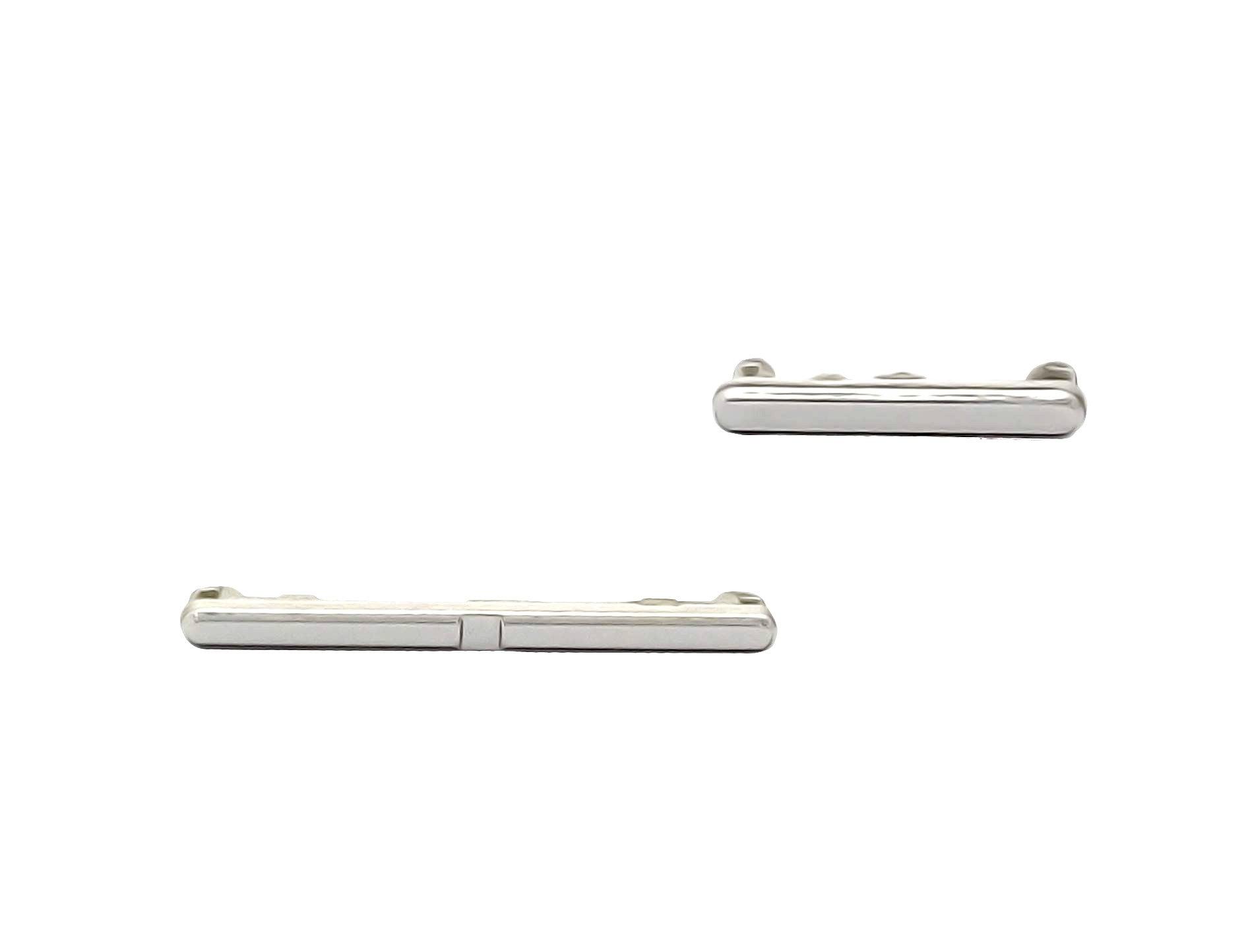 External Outer Power Volume Buttons Side Keys for Oppo A33 Neo 7 Silver - EGFix