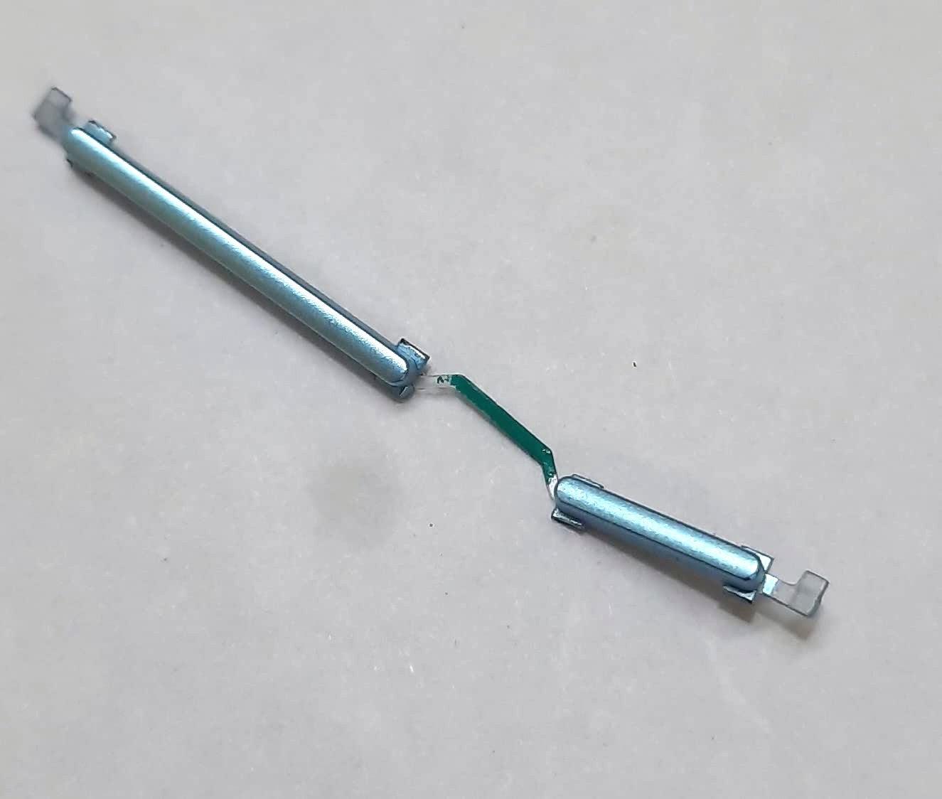 External Outer Power Volume Buttons Side Keys for Realme C25Y Blue - EGFix