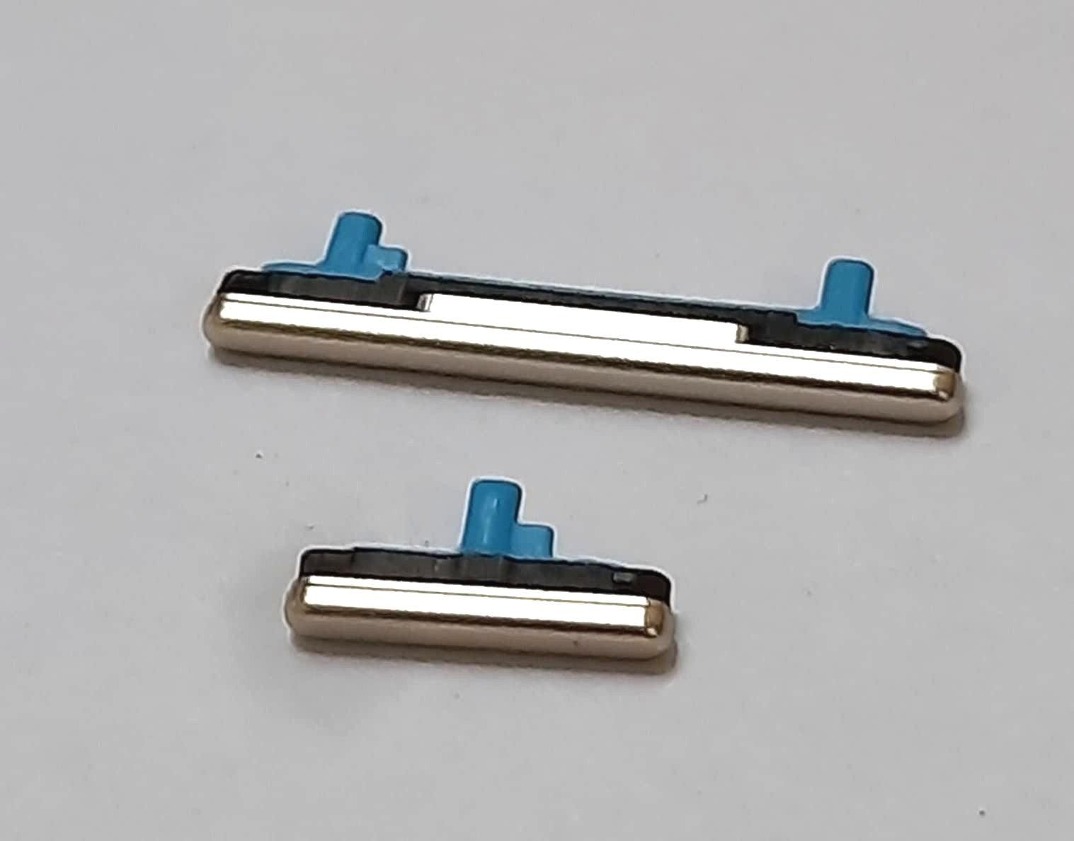 External Outer Power Volume Buttons Side Keys for Samsung Galaxy A8 Plus Gold - EGFix