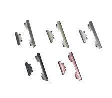 External Outer Power Volume Buttons Side Keys for Samsung Galaxy S20FE Silver - EGFix