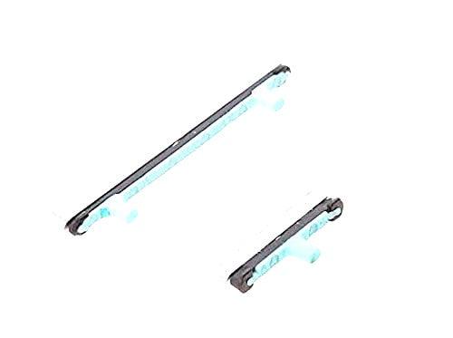 External Outer Power Volume Buttons Side Keys for Samsung Galaxy S8 Plus Silver - EGFix