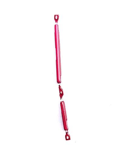 External Outer Power Volume Buttons Side Keys for Tecno Camon 17P Red - EGFix
