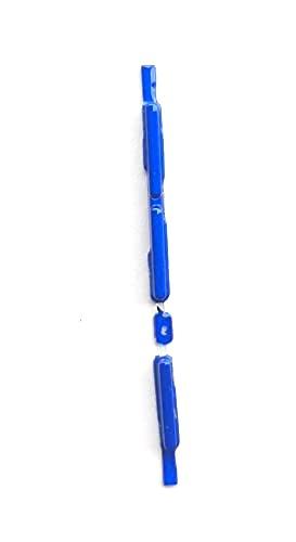 External Outer Power Volume Buttons Side Keys for Tecno Spark 7 Air KD7 Blue - EGFix