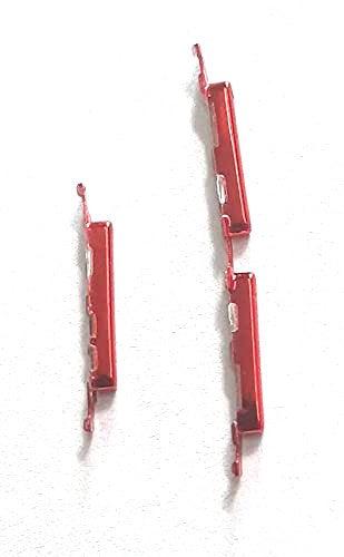External Outer Power Volume Buttons Side Keys for Vivo V17 Pro Red - EGFix