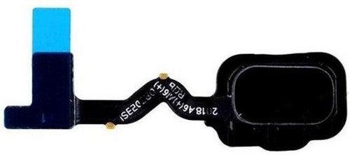 Fingerprint Sensor Flex Cable for Samsung Galaxy A6 Plus Black - EGFix