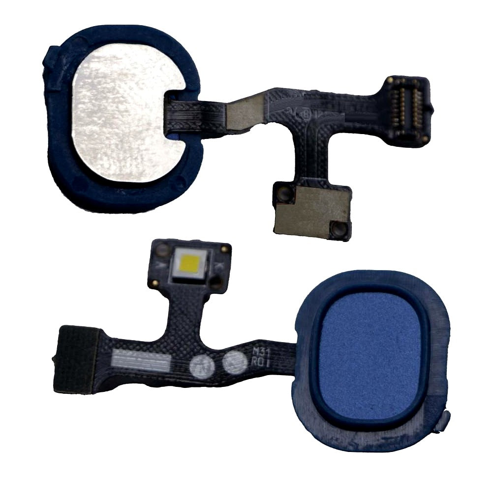 Fingerprint Sensor Flex for Samsung Galaxy M31 Prime Blue - EGFix