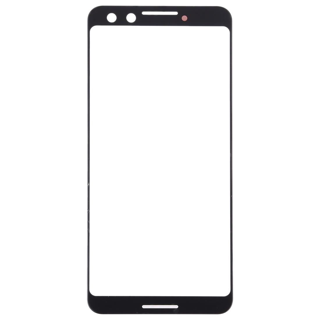 Front Glass Touch Screen for Google Pixel 3 Black - EGFix