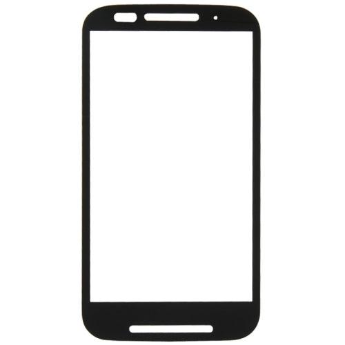 Front Glass Touch Screen for Motorola Moto E Black - EGFix
