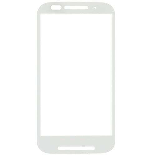 Front Glass Touch Screen for Motorola Moto E White - EGFix