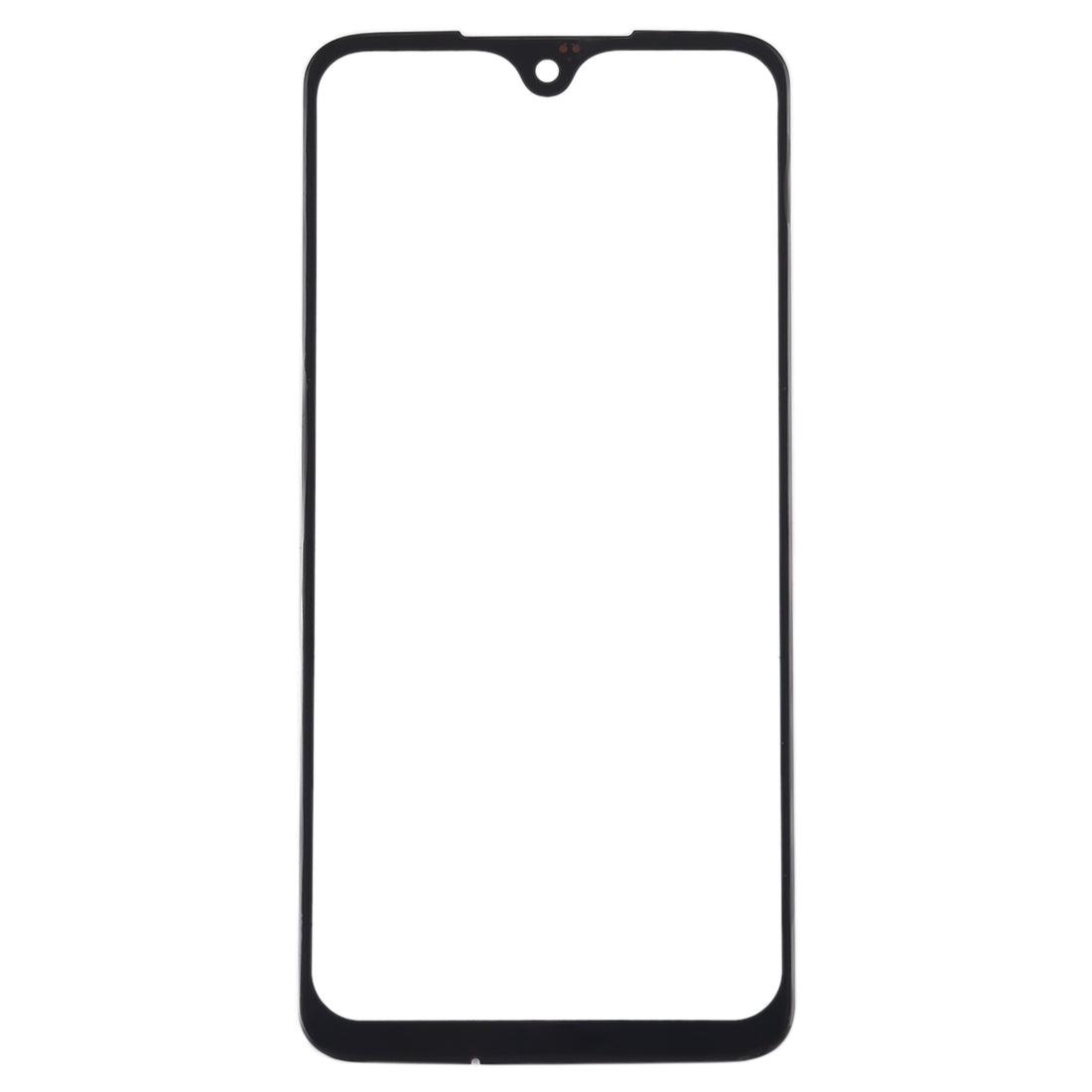 Front Glass Touch Screen for Motorola Moto G7 Black - EGFix