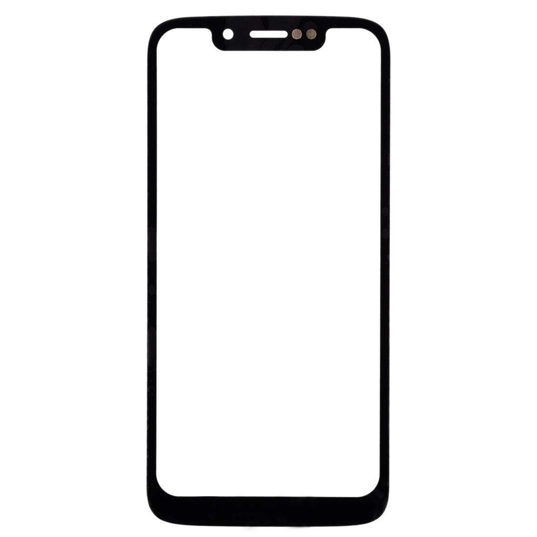 Front Glass Touch Screen for Motorola Moto G7 Play Black - EGFix