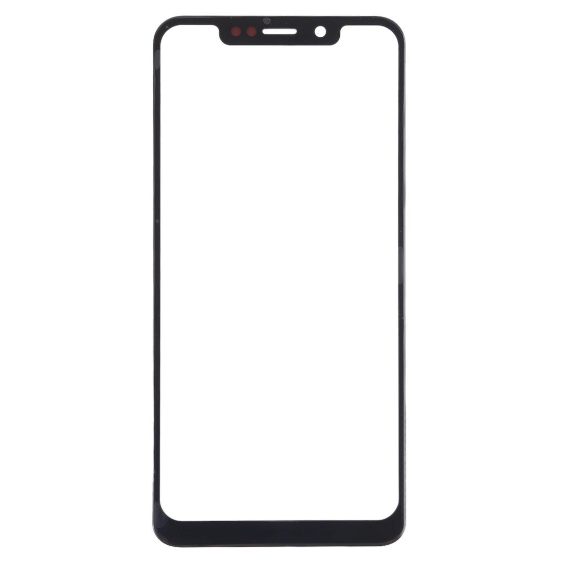 Front Glass Touch Screen for Motorola Moto One Black