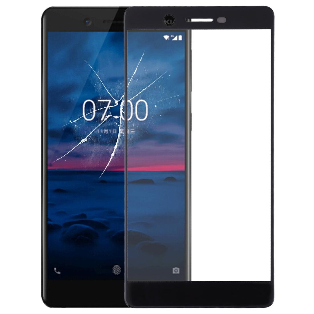 Front Glass Touch Screen for Nokia 7 Black - EGFix