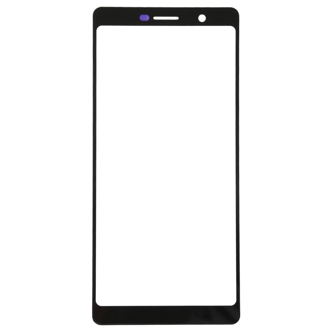 Front Glass Touch Screen for Nokia 7 Plus Black - EGFix