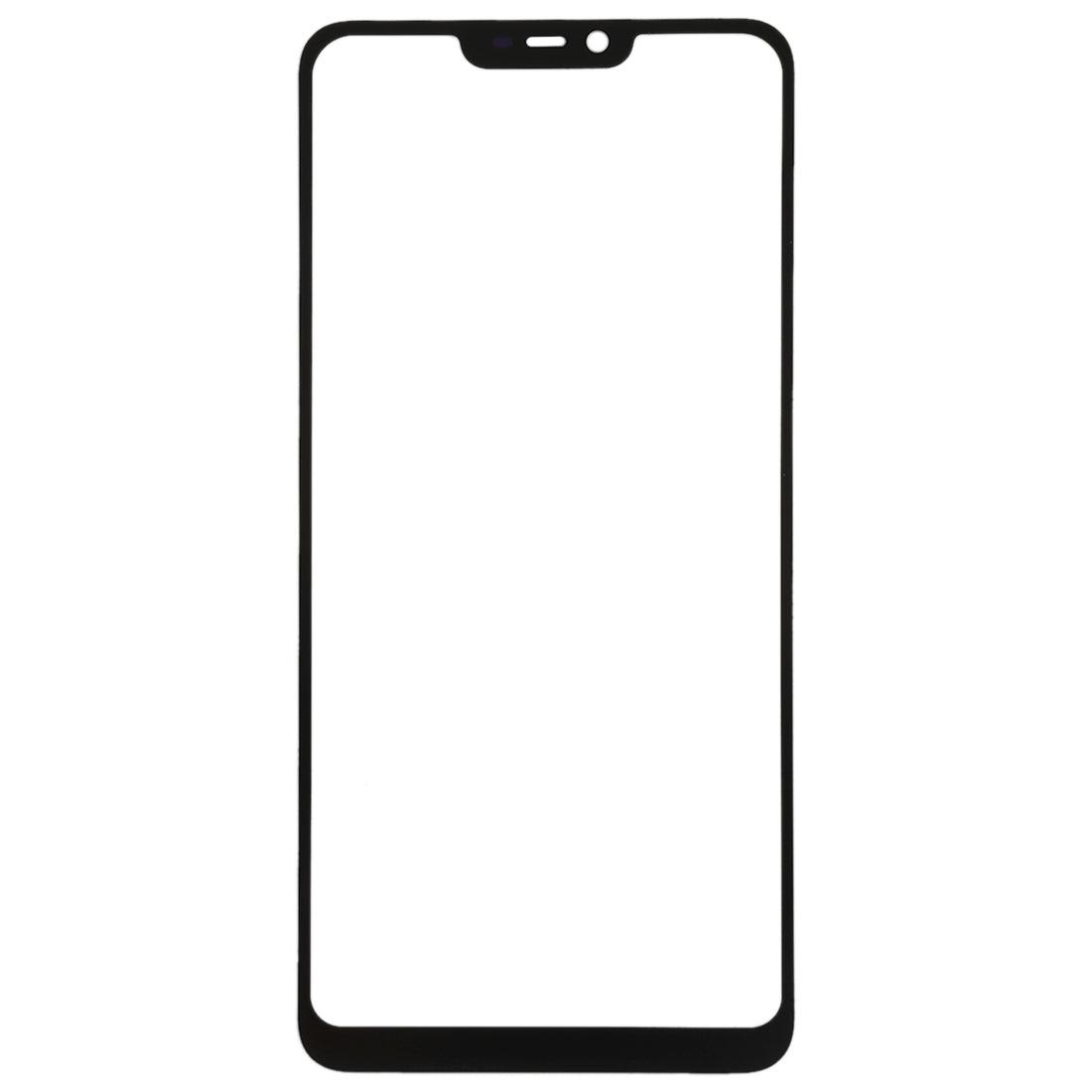 Front Glass Touch Screen for Oppo A3S Black - EGFix