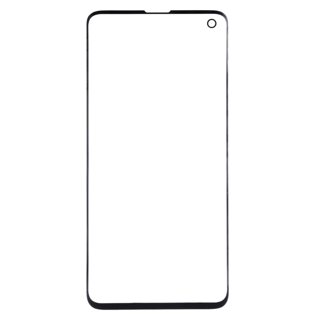 Front Glass Touch Screen for Samsung Galaxy S10 G973F Black - EGFix