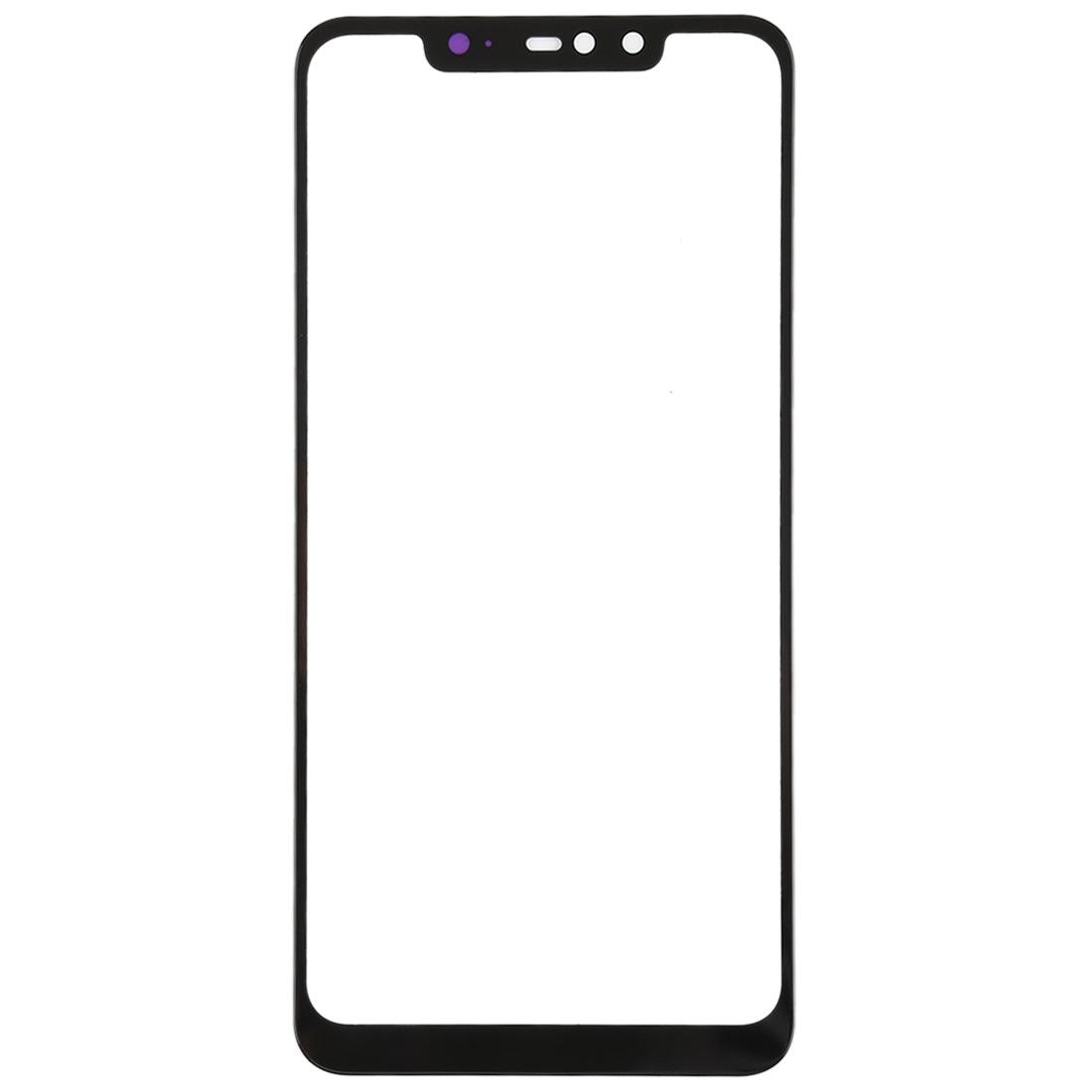 Front Glass Touch Screen for Xiaomi Redmi Note 6 Pro Black - EGFix