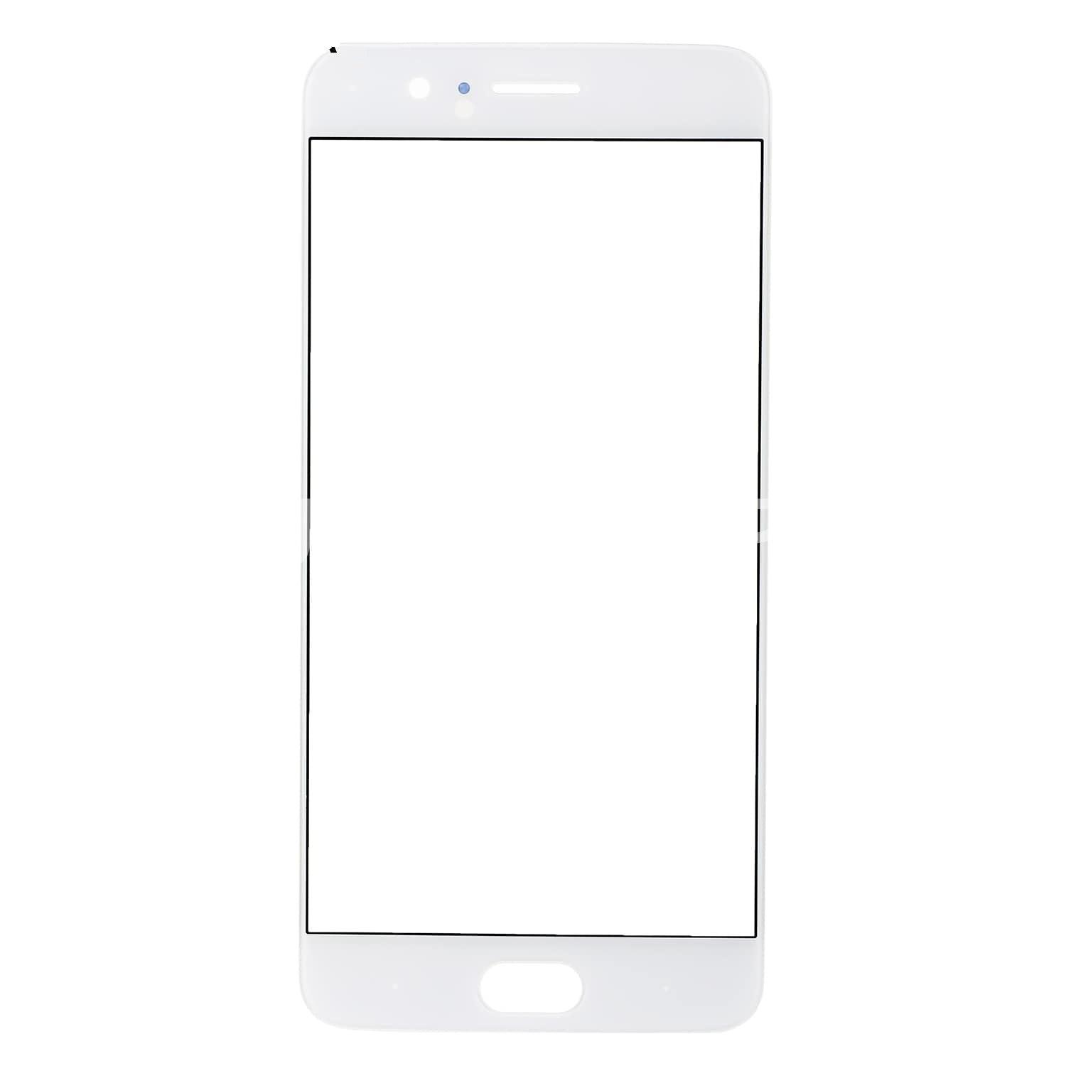 Front outer touch screen display glass for Oneplus 5 White