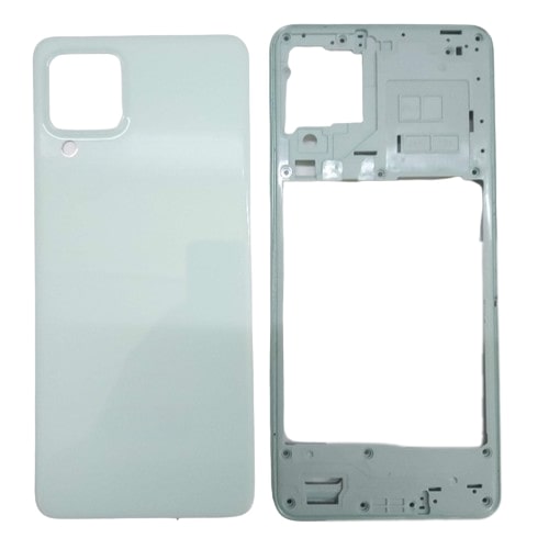 Housing Body for Samsung Galaxy A22 Mint Green Back Panel and Chrome Bezel - EGFix
