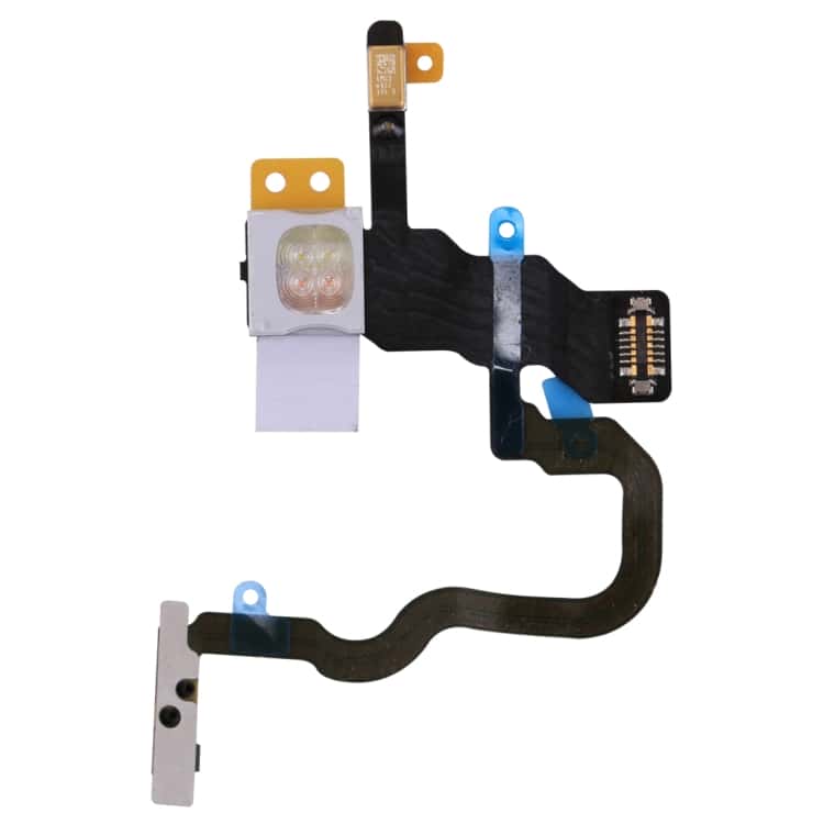 Internal Power On Off Volume Button Flex for Apple iPhone X with Flashlight - EGFix