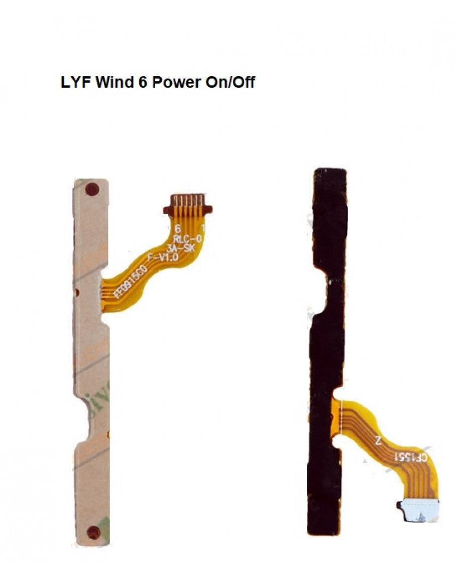 Internal Power Volume Button Flex for LYF Wind 6 - EGFix