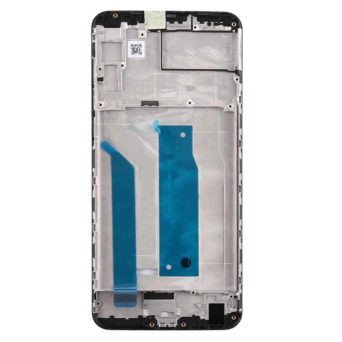 LCD Display Chrome Bezel Middle Frame for Asus Zenfone Max M2 Black