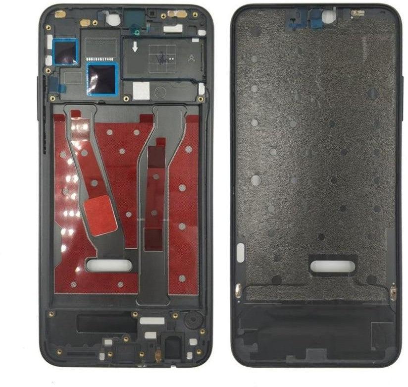 LCD Display Chrome Bezel Middle Frame for Honor 8X Black
