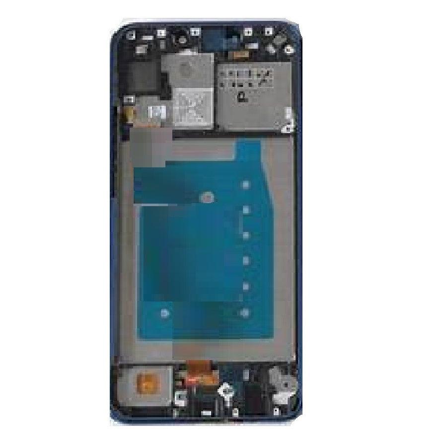 LCD Display Chrome Bezel Middle Frame for Honor Nova 3I Black - EGFix