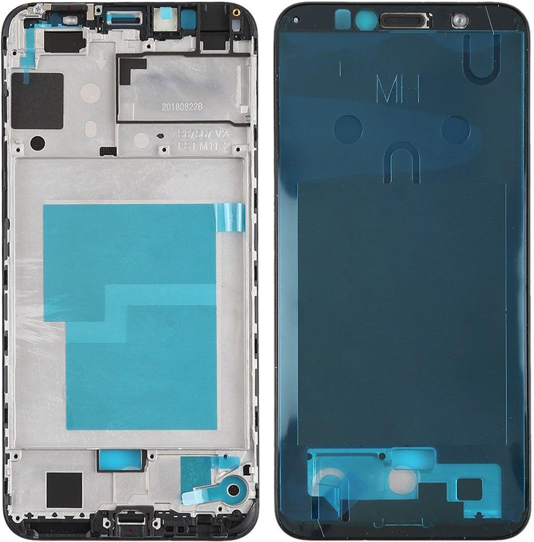 LCD Display Chrome Bezel Middle Frame for Huawei Honor 7A Black - EGFix