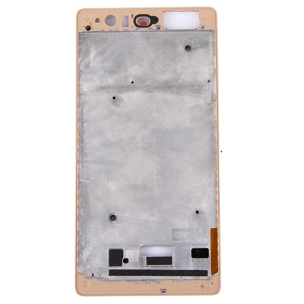 LCD Display Chrome Bezel Middle Frame for Huawei Honor P9 Plus Gold - EGFix