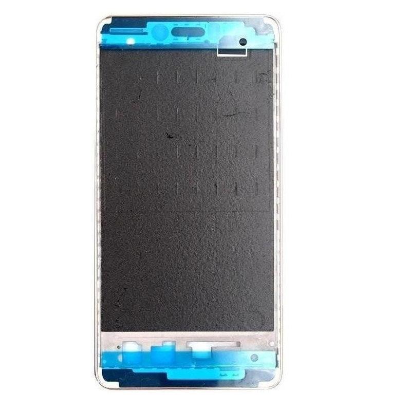 LCD Display Chrome Bezel Middle Frame for Lenovo K6 Note White - EGFix