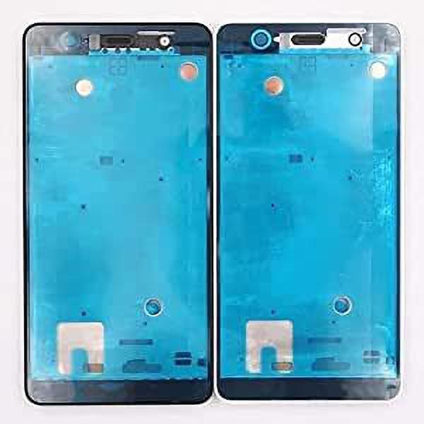 LCD Display Chrome Bezel Middle Frame for Lenovo K8 Note Black - EGFix