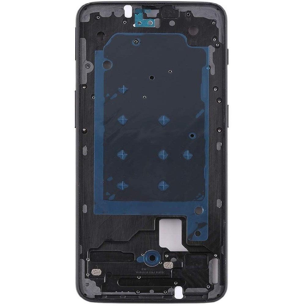 LCD Display Chrome Bezel Middle Frame for Oneplus 6T Black